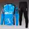 Felpa Allenamento Bambino Napoli 2025 2026 Blu