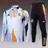 Felpa Allenamento Bambino Real Madrid 2025 2026 Blu Bianco