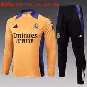 Felpa Allenamento Bambino Real Madrid 2025 2026 Giallo