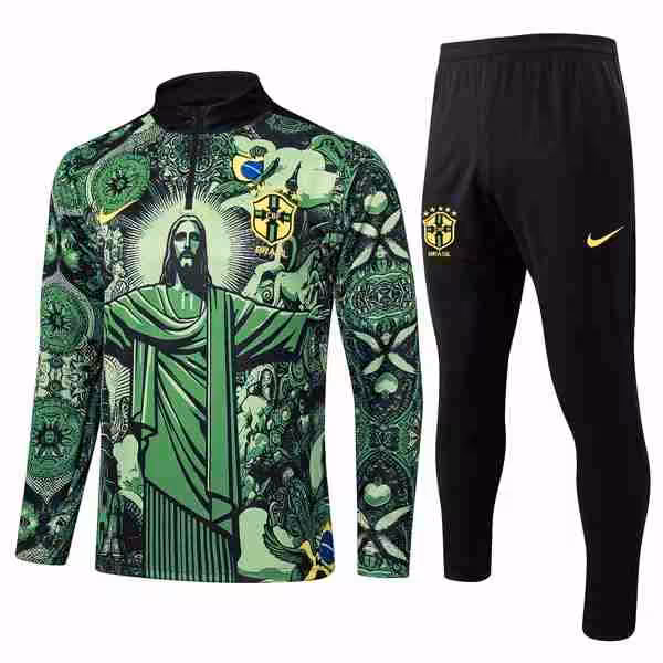 Sudadera De Training Brasil 2025-2026 Verde