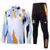 Felpa Allenamento Real Madrid 2025 2026 Bianco Arancione