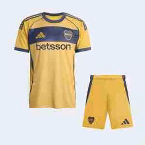 Maglietta Calcio Boca Juniors Away Set Bambino 2025 2026