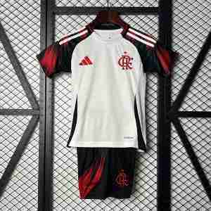 Maglietta Calcio Flamengo Away Set Bambino 2025 2026