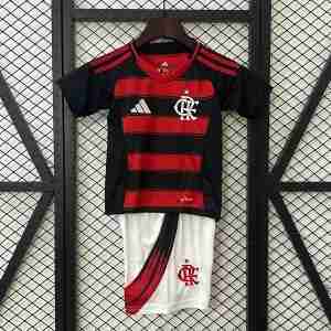 Maglietta Calcio Flamengo Prima Set Bambino 2025 2026
