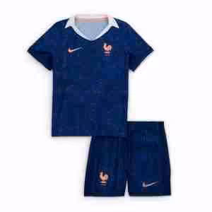 Maglietta Calcio Francia Prima Set Bambino 2025 2026