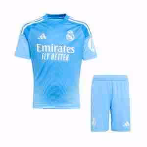 Maglietta Calcio Real Madrid Portiere Set Bambino 2025 2026