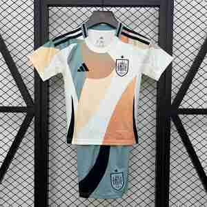 Maglietta Calcio Spagna Away Set Bambino 2025 2026