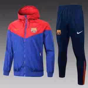 Set Giacca a vento FC Barcellona 2025 2026 Rosso Blu