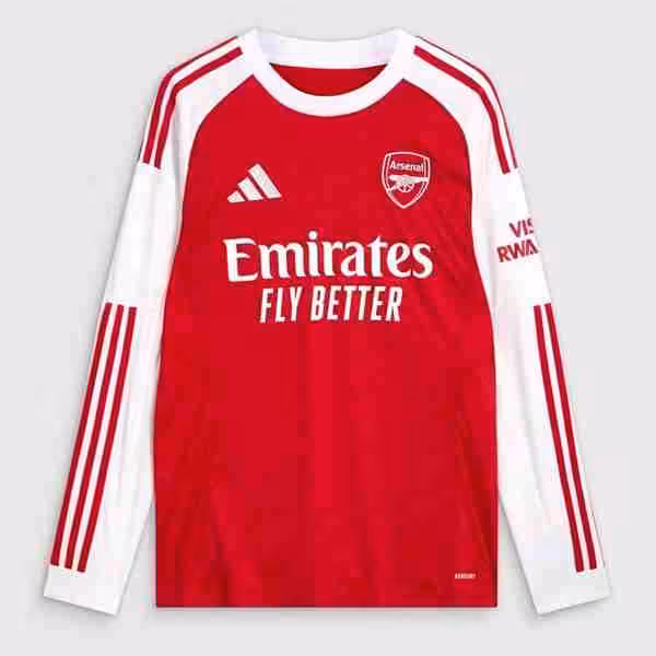 Tailandia Camiseta Arsenal 1ª ML 2025-2026