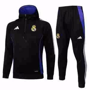 Tuta Con Cappuccio Real Madrid 2025 2026 Nero