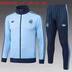 Tute Calcio Bambino Argentina 2025 2026 Blu