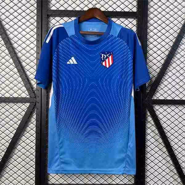 Tailandia Camiseta Atletico Madrid Portero 2025-2026 Azul Thailandia Maglietta Calcio Portiere Atletico Madrid 2025 2026 Blu