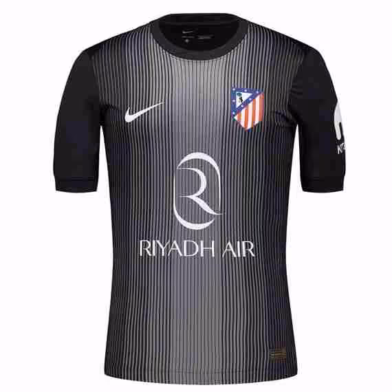 Tailandia Camiseta Atletico Madrid Portero 2025-2026 Gris Thailandia Maglietta Calcio Portiere Atletico Madrid 2025 2026 Grigio