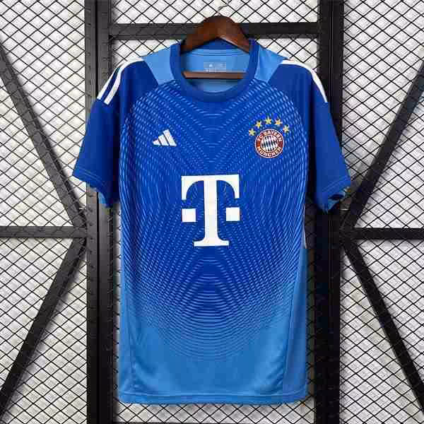 Tailandia Camiseta Bayern Munich Portero 2025-2026 Azul Thailandia Maglietta Calcio Portiere Bayern Monaco 2025 2026 Blu