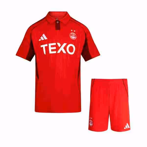 Camiseta Aberdeen FC 1ª Niño 2025-2026 Maglietta Calcio Aberdeen Prima Set Bambino 2025 2026