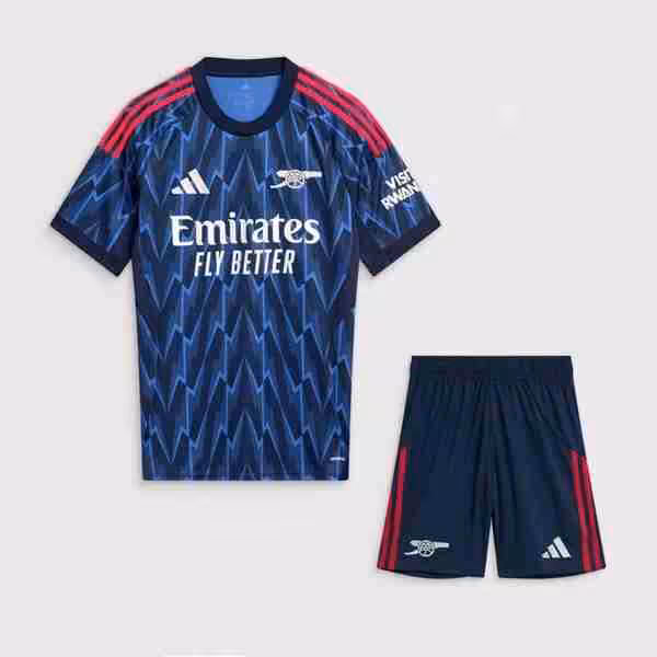 Camiseta Arsenal 2ª Niño 2025-2026 Maglietta Calcio Arsenal Away Set Bambino 2025 2026