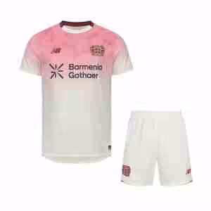 Maglietta Calcio Bayer Leverkusen Away Set Bambino 2025 2026
