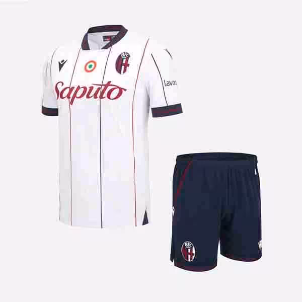 Camiseta Bologna 2ª Niño 2025-2026 Maglietta Calcio Bologna Away Set Bambino 2025 2026