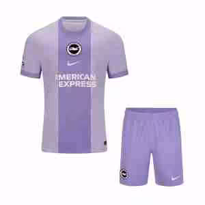 Maglietta Calcio Brighton Away Set Bambino 2025 2026