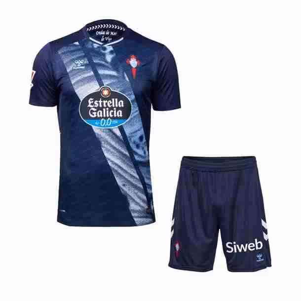 Camiseta Celta de Vigo 2ª Niño 2025-2026 Maglietta Calcio Celta De Vigo Away Set Bambino 2025 2026