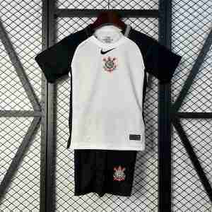 Maglietta Calcio Corinthians Paulista Prima Set Bambino 2025 2026