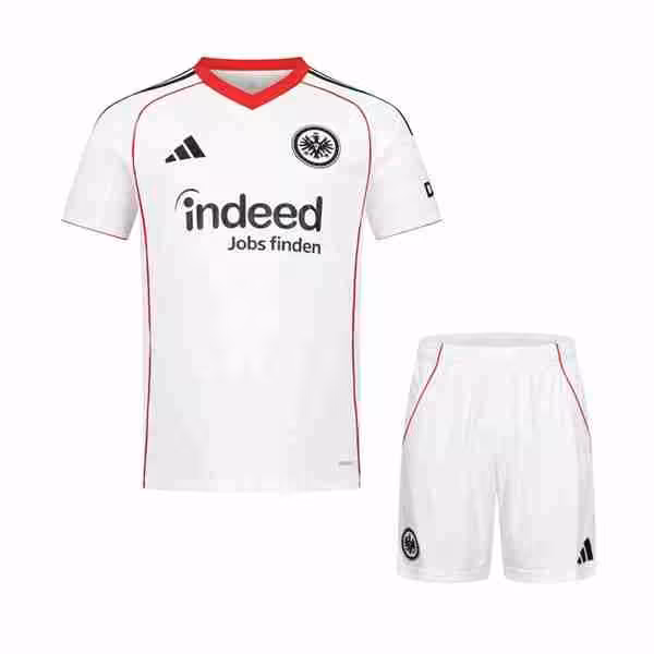 Camiseta Eintracht Frankfurt 2ª Niño 2025-2026 Maglietta Calcio Eintracht Frankfurt Away Set Bambino 2025 2026