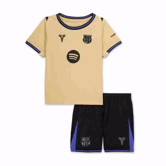 Camiseta Barcelona 2ª Niño 2025-2026 Maglietta Calcio FC Barcellona Away Set Bambino 2025 2026