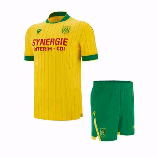 Camiseta FC Nantes 1ª Niño 2025-2026 Maglietta Calcio FC Nantes Prima Set Bambino 2025 2026
