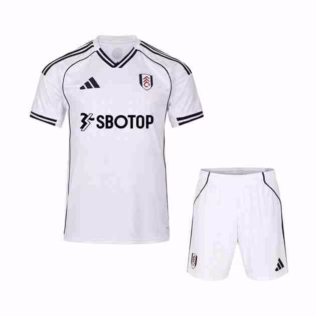Camiseta Fulham 1ª Niño 2025-2026 Maglietta Calcio Fulham Prima Set Bambino 2025 2026