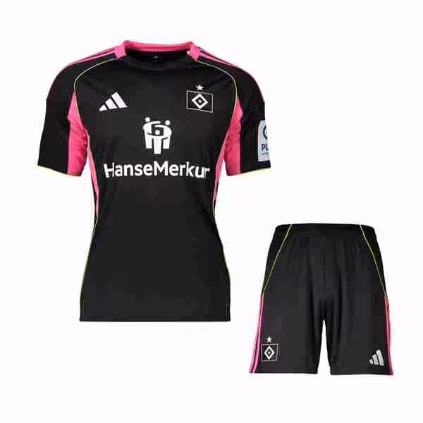 Camiseta Hamburgo S.V 1ª Niño 2025-2026 Maglietta Calcio Hamburgo S.V Terza Set Bambino 2025 2026