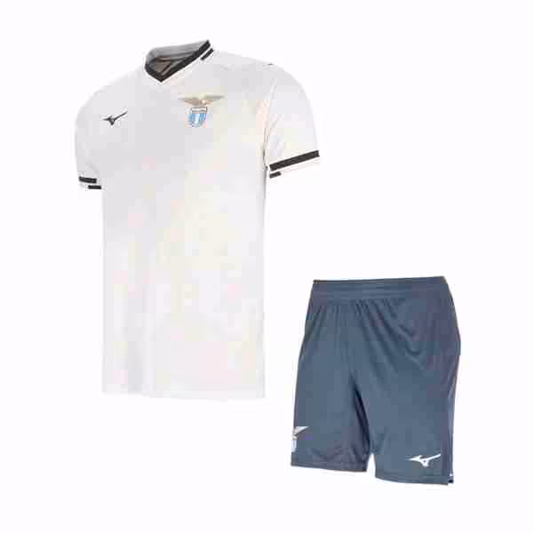 Camiseta Lazio 2ª Niño 2025-2026 Maglietta Calcio Lazio Away Set Bambino 2025 2026