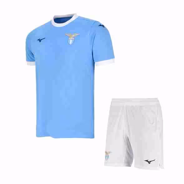 Camiseta Lazio 1ª Niño 2025-2026 Maglietta Calcio Lazio Prima Set Bambino 2025 2026