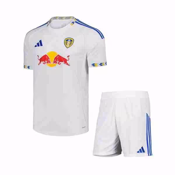 Camiseta Leeds United 2ª Niño 2025-2026 Maglietta Calcio Leeds United Prima Set Bambino 2025 2026