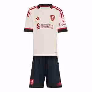 Maglietta Calcio Liverpool Away Set Bambino 2025 2026