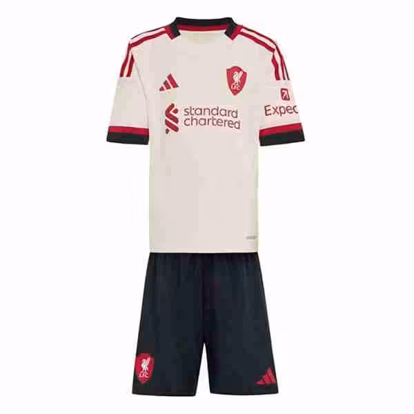Camiseta Liverpool 2ª Niño 2025-2026 Maglietta Calcio Liverpool Away Set Bambino 2025 2026