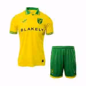 Maglietta Calcio Norwich City Prima Set Bambino 2025 2026