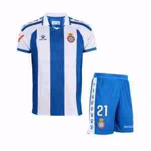 Maglietta Calcio RCD Espanyol Prima Set Bambino 2025 2026