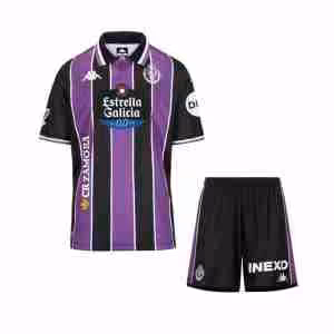 Maglietta Calcio Real Valladolid Away Set Bambino 2025 2026