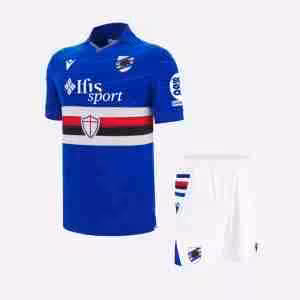 Maglietta Calcio Sampdoria Prima Set Bambino 2025 2026