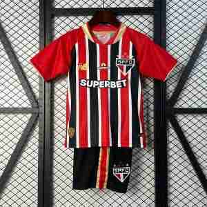 Maglietta Calcio Sao Paulo Away Set Bambino 2025 2026