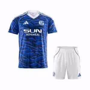 Maglietta Calcio Schalke 04 Prima Set Bambino 2025 2026