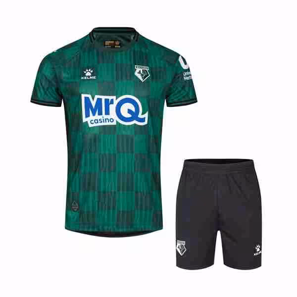 Camiseta Watford 2ª Niño 2025-2026 Maglietta Calcio Watford Away Set Bambino 2025 2026