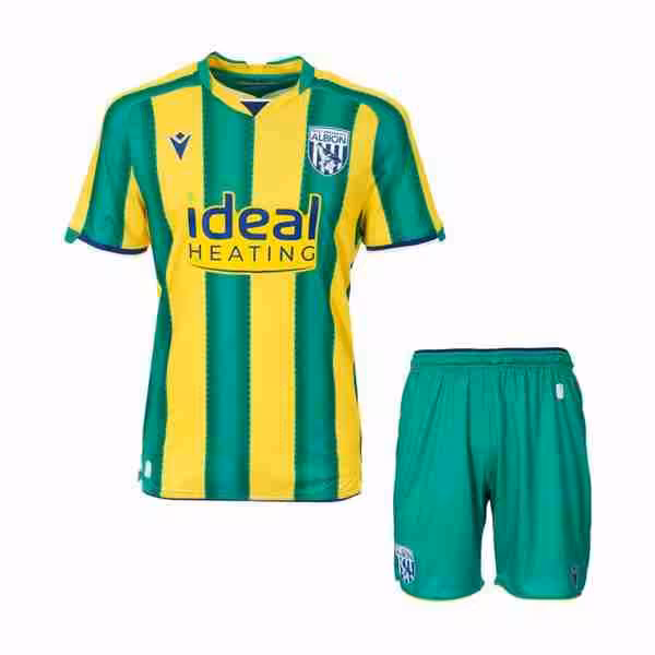 Camiseta West Brom 2ª Niño 2025-2026 Maglietta Calcio West Bromwich Away Set Bambino 2025 2026