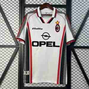 Thailandia Maglietta Calcio Away AC Milan Retro 1998 1999