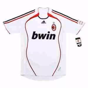 Thailandia Maglietta Calcio Away AC Milan Retro 2006 2007 Rosso