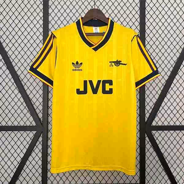 Tailandia Camiseta Arsenal 2ª Retro 1986 1988 Thailandia Maglietta Calcio Away Arsenal Retro 1986 1988