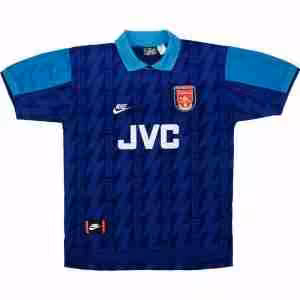 Thailandia Maglietta Calcio Away Arsenal Retro 1994 1995 Blu