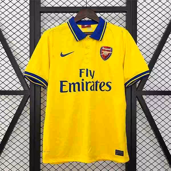 Tailandia Camiseta Arsenal 2ª Retro 2013 2014 Thailandia Maglietta Calcio Away Arsenal Retro 2013 2014