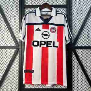 Thailandia Maglietta Calcio Away Bayern Monaco Retro 2000 2002