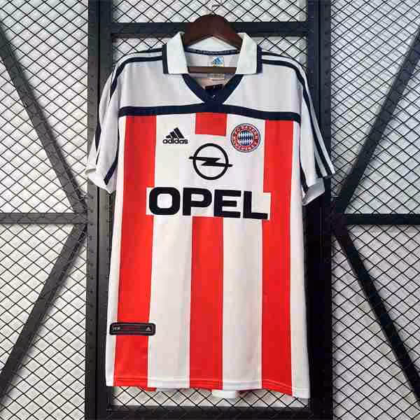 Camiseta Bayern Munich 2ª Retro 2000-2002 Thailandia Maglietta Calcio Away Bayern Monaco Retro 2000 2002